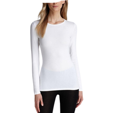 Majestic Filatures Crewneck Long Sleeve Tee - White