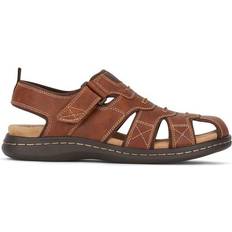 Faux Leather - Men Sandals Dockers Searose - Rust