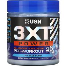 L-Tyrosine Pre-Workouts USN 3XT Power Pre Workout Icy Blue Burst 300g