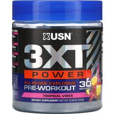 L-Tyrosine Pre-Workouts USN 3XT Power Pre Workout Tropical Vibes 300g