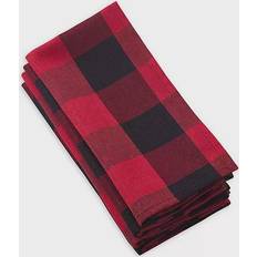 Checkered Cloth Napkins Saro Lifestyle Buffalo Cloth Napkin Red (50.8x50.8)