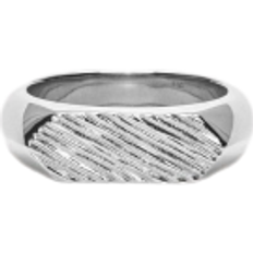 IX Studios Hexagon Brushed Ring - Silver