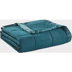 Blankets Madison Park Windom Blankets Blue (274.32x228.6cm)