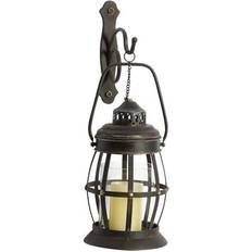 Metal Lanterns Deco 79 Wall Sconce Lantern 19"