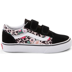 Children's Shoes Vans Kid Old Skool V - Black / Leopard Floral