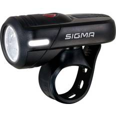 Éclairages de Vélo vente Sigmasport Phare de vélo AURA LED à batterie noir