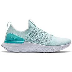 Sin cordones Zapatillas de Running Nike React Phantom Run Flyknit 2 W - Teal Tint/Aurora/White