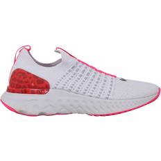 Sin cordones Zapatillas de Running Nike React Phantom Run Flyknit 2 W - Platinum Tint/Hyper Pink/Chile Red/Black