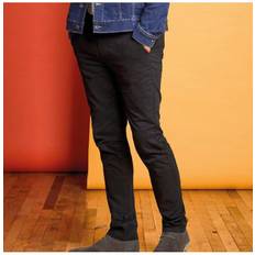 Men's straight fit jeans AWDis So Denim Mens Leo Straight Fit Jeans (30R) (Black)