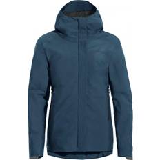 Zwart Regenjassen Vaude Cyclist Warm Rain Jacket - Blauw