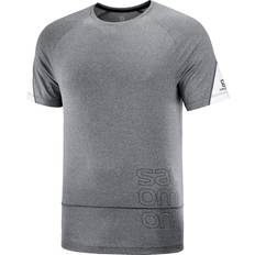 Salomon cross shirt Salomon Cross Run Graphic Tee BLACK/WHITE