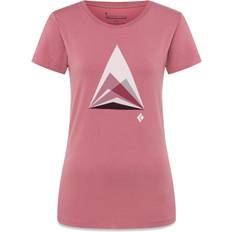 Black Diamond Women's Mountain Transparency Tee Rosewood Rosewood