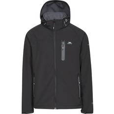 Trespass Men's Accelerator Il Hooded SoftsheII Jacket - Black