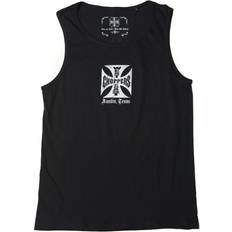 Baumwolle Westen West Coast Choppers Classic Tanktop, black