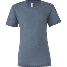 Crew Neck Short Sleeve T-shirt - Denim Triblend 