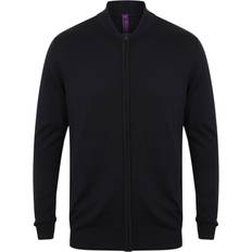 Henbury Unisex stickad bomberjacka