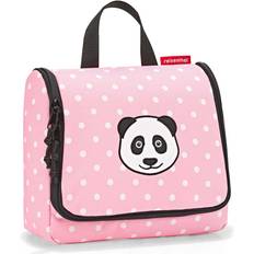 Reisenthel borsa da toilette per bambini panda a pois rosa rosa pink