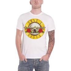 Elastane/Lycra/Spandex - Unisex T-shirts Guns N' Roses Classic Logo Men's Short Sleeve T-shi