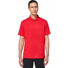 Oakley Polo Shirts Oakley Icon Tn Protect Rc Polo I - Red