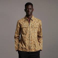 Lyle & Scott Earth Print Overshirt Tan/Bruin