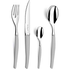 Lou Laguiole Jet Satin Bestiksæt 24stk