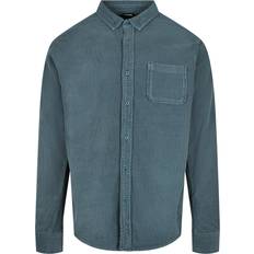 Urban Classics Corduroy Skjorta Med Långa Ärmar - Dusty Blue