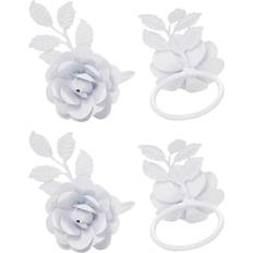 Vibhsa Rose Set of 4 Napkin Ring