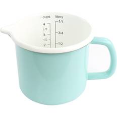 Gray Measuring Cups Martha Stewart Enamel on Steel in Turquoise Measuring Cup