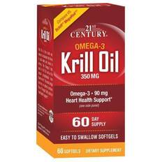 21st Century Krill Oil 300 Mg Softgels, 60 Count 60 st