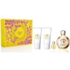 Versace eros eau de parfum 100ml Versace Eros Pour Femme Gift Set EdP 100ml + EdP 5ml + Body Lotion 100ml + Shower Gel 100ml