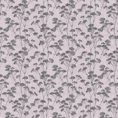 White and grey wallpaper Fine Decor Tulsa Sprig White Vinyl Wallpaper White/Grey