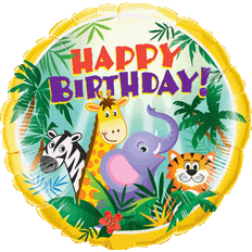 Folieballon 18" Jungle Friend