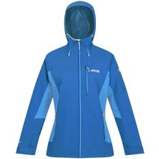 Multifargete Jakker Regatta Womens/Ladies Highton Stretch III Waterproof Jacket (Turquoise/Enamel Blue)