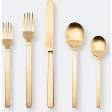 Mepra Stile Oro 5-Piece Flatware Place Setting GOLD Juego de cubiertos