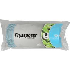 Diverse Frysepose, 8 l. klar 25 X 50 cm. LLDPE Plastpose & Folie