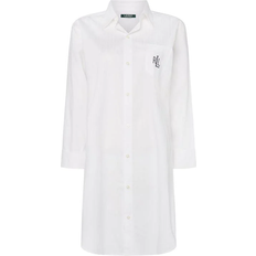 Lauren Ralph Lauren Dame T-shirts Lauren Ralph Lauren Heritage Pyjamasskjorte - French Blue/White