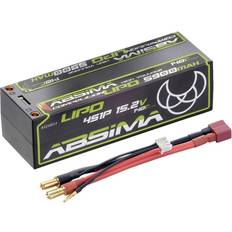 Absima RC Batteripack (LiPo) 15.2 V 5900 mAh Antal celler: 6 140 C Hardcase 5 mm, T-anslutning