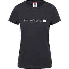 The North Face Mujer Camisetas & Tops The North Face Never Stop Exploring Tee - Black/Red