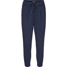 Ichi Kate Drawstring Cropped Pants - Black