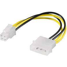 4 pin strøm adapter Pro PC power cable/adapter 5.25 inch male to ATX12 P4 4-pin