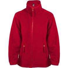 Green Fleece Jackets SOLS Childrens/Kids North Zip-Up Fleece Jacket (14yrs) (Burgundy)