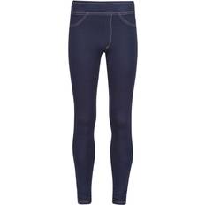 Multicoloured Trousers Children's Clothing Regatta Girls Abbeline Leggings (Indigo Denim)