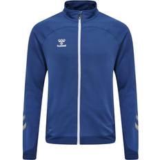 Hummel Poly Zip Sweatshirt - Blå/Hvid