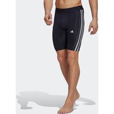 Mies - Valkoinen Sukanvarret adidas Techfit 3-Stripes Training Short Tights - Black