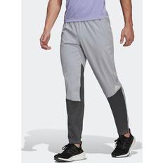 Kuntoilu & Kuntosali - Valkoinen Housut Adidas Training Pants - Halo Silver/Grey Six