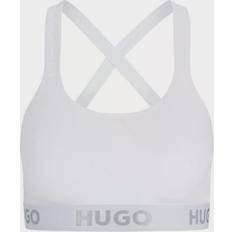 HUGO Hugo Sports Bh - Lysegrå/Hvid