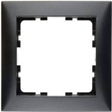 Hager Installationsmaterial Hager 10119949 Kombinationsram 1-fack, antracit