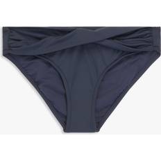 Plain Twist Band Hipster Bikini Bottoms