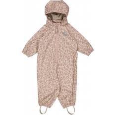 9-12M Regenoveralls Wheat Mika Rain Suit - Rose Flowers