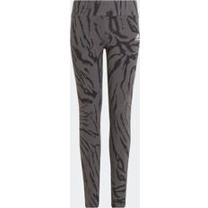 Gris Pantalons adidas Future Icons Cotton Hybrid Animal Print Leggings